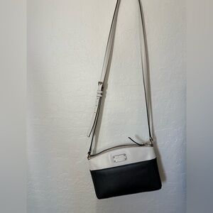 Kate spade black and white crossbody